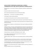 NRS 2012 INTRO TO PROFESSIONAL NURSING EXAM 1 MIDTERM &vert; COMPREHENSIVE STUDY GUIDE&comma; PRACTICE QUESTIONS & ANSWERS 2026&sol;2027
