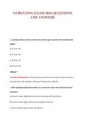 NJ BOATING EXAM 2026 QUESTIONS&NewLine;AND ANSWERS
