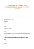 PALS EXAM QUESTIONS AND&NewLine;ANSWERS 2026&sol;2027 QUESTIONS AND&NewLine;ANSWERS