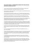 NSG 250 FINAL REVIEW &vert; COMPREHENSIVE NURSING STUDY GUIDE&comma; PRACTICE QUESTIONS & ANSWERS 2026&sol;2027