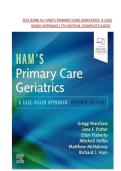 Ham's Primary Care Geriatrics 7th Edition Test Bank &vert; Case-Based Questions & Answers&NewLine;&NewLine;