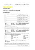 Psychological Science 6th Edition Gazzaniga Test Bank