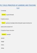 PRAXIS PLT 5622 K&ndash;6 &vert; PRINCIPLES OF LEARNING AND TEACHING COMPLETE REVIEW&comma; PRACTICE QUESTIONS AND ANSWERS