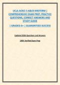 PSYCH 131 MIDTERM 1 UC BERKELEY SPRING &vert; COMPREHENSIVE EXAM PREP&comma; PRACTICE QUESTIONS&comma; CORRECT ANSWERS AND STUDY GUIDE
