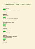 Package Deal-&semi;&semi; CSST Exams with CORRECT Answers 