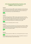 d115 advanced pathophysiology Questions with&NewLine;CORRECT Answers &lpar;Grade A&plus;&rpar;