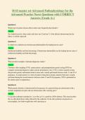 D115 master set-Advanced Pathophysiology for the&NewLine;Advanced Practice Nurse Questions with CORRECT&NewLine;Answers &lpar;Grade A&plus;&rpar;