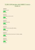 TX DPS COPS Questions with CORRECT Answers&NewLine;&lpar;Grade A&plus;&rpar;
