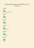Package Deal-&semi;&semi;DPS  Exams with Correct Answers 