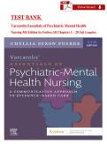 Test Bank for Varcarolis Essentials of Psychiatric Mental Health Nursing 5th Edition Fosbre &sol; All Chapters 1-28 &sol; Full Complete
