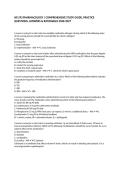 NR 293 PHARMACOLOGY &vert; COMPREHENSIVE STUDY GUIDE&comma; PRACTICE QUESTIONS&comma; ANSWERS & RATIONALES 2026&sol;2027