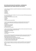 NR 293 FINAL EXAM NCLEX-STYLE QUESTIONS &vert; COMPREHENSIVE PHARMACOLOGY STUDY GUIDE & PRACTICE TEST 2026&sol;2027