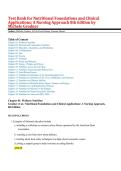 Test Bank for Nutritional Foundations and Clinical Applications 8th Edition by Michele Grodner