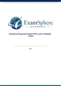 Chartered Financial Analyst CFA Level 3 Exam &vert; Comprehensive Practice Exam Q&A
