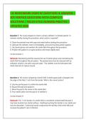 CJE BENCHMARK EXAM &num;2 QUESTIONS & ANSWERS &vert; &NewLine;300 VERIFIED QUESTIONS WITH COMPLETE &NewLine;SOLUTIONS &vert; NCLEX-STYLE NURSING PRACTICE &vert; &NewLine;UPDATED 2026