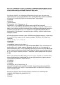 NGR 6172 LIPPINCOTT STUDY QUESTIONS &vert; COMPREHENSIVE NURSING STUDY GUIDE&comma; PRACTICE QUESTIONS & ANSWERS 2026&sol;2027
