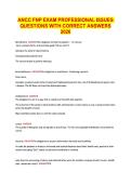 ANCC FNP EXAM PROFESSIONAL ISSUES QUESTIONS WITH CORRECT ANSWERS 2025&period;pdf