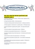 NSG 6020 UPDATED REVIEW QUESTIONS AND ANSWERS SURE A&period;pdf