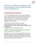 2026 ANCC AGACNP Frances Guide Review &ndash; 400&plus; Practice Questions & Answers for Adult-Gerontology Acute Care NP Board Exam&vert;Ace your exam on your first attempt &excl;&excl;&excl;
