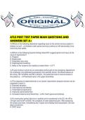 ATLS POST TEST PAPER MAIN QUESTIONS AND ANSWERS SET A&period;pd