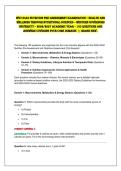 WGU D440 NUtritioN Pre-AssessmeNt exAmiNAtioN &ndash; HeAltH AND&NewLine;WellNess tHroUGH NUtritioNAl scieNces &ndash; WesterN GoverNors&NewLine;UNiversity &ndash; 2026&sol;2027 AcADemic yeAr &ndash; 100 QUestioNs AND&NewLine;ANsWers coveriNG FoUr core DomAiNs &vert;&vert; BrAND NeW &period; 