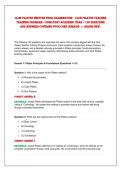 Club Pilates Written Final examination &ndash; Club Pilates teaCher&NewLine;training Program &ndash; 2026&sol;2027 aCademiC Year &ndash; 100 Questions&NewLine;and ansWers Covering Four Core domains &vert;&vert; brand neW &period; 