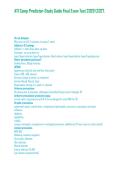 ATI Comp Predictor-Study Guide Final Exam Test 20262027&period;&NewLine;