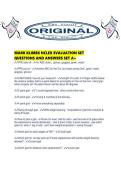 MARK KLIMEK NCLEX EVALUATION SET QUESTIONS AND ANSWERS SET A&period;pdf