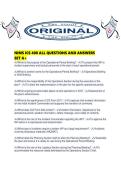 NIMS ICS 400 ALL QUESTIONS AND ANSWERS SET A&period;pdf