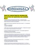 SENSITIVE COMPARTMENTED INFORMATION EVALUATION TEST QUESTIONS AND ANSWERS SE