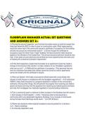 FLOODPLAIN MANAGER ACTUAL SET QUESTIONS AND ANSWERS SET A&period;pdf