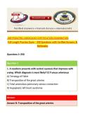 ABP PEDIATRIC CARDIOLOGY CERTIFICATION EXAMINATION&NewLine;Full-Length Practice Exam &ndash; 250 Questions with Verified Answers & &NewLine;Rationales