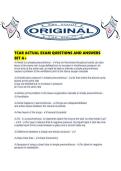 TCAR ACTUAL EXAM QUESTIONS AND ANSWERS SET A&period;pdf