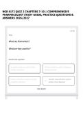 NGR 6172 QUIZ 2 CHAPTERS 7-10 &vert; COMPREHENSIVE PHARMACOLOGY STUDY GUIDE&comma; PRACTICE QUESTIONS & ANSWERS 2026&sol;2027