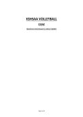 KSHSAA VOLLEYBALL EXAM Questions and Answers&vert; Latest Update&NewLine;