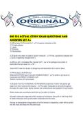 BIO 156 ACTUAL STUDY EXAM QUESTIONS AND ANSWERS SET A&period;pdf