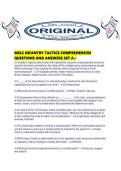 MSLC INFANTRY TACTICS COMPREHENSIVE QUESTIONS AND ANSWERS SET A&period;pdf