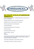MSLC INFANTRY TACTICS ALL SET QUESTIONS AND ANSWERS SET A&period;pdf