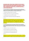 HESI MED-SURG 3 FINAL EXAM&ndash;COMPLETE STUDY GUIDE &vert; &NewLine;PRACTICE QUESTIONS AND ANSWERS-RATIONALES &vert; EXAM &NewLine;PREP &vert; DOWNLOAD INSTANT PDF &vert; GUARANTEED PASS &vert;&vert; &NewLine;LATEST EXAM 2026-2027