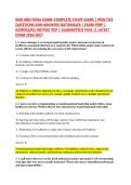 NUR 3805 FINAL EXAM&ndash;COMPLETE STUDY GUIDE &vert; PRACTICE &NewLine;QUESTIONS AND ANSWERS-RATIONALES &vert; EXAM PREP &vert; &NewLine;DOWNLOAD INSTANT PDF &vert; GUARANTEED PASS &vert;&vert; LATEST &NewLine;EXAM 2026-2027