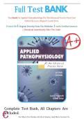 Test bank For Applied Pathophysiology for the Advanced Practice Nurse 2nd Edition by Lucie Dlugasch&semi; Lachel Story Chapter 1-14&comma; Questions And Answers Verified A&plus; Guaranteed &comma; Newest Version
