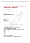 aphasia dan intervention simucase Exam questions and&NewLine;answers Graded A&plus; latest update&NewLine;dan wants to improve&period;&period;&period;&NewLine;when is comm difficult&quest;&NewLine;- comm skills&comma; specifically speaking and writing&NewLine;- all comm&comma; except simple automatic responses&NewLine;diagnoses&NewLine;two cvas&comma; 