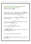 A LEVEL CHEMISTRY AQA Exam questions and&NewLine;answers Graded A&plus; latest update&NewLine;ATOMIC STRUCTURE - &period;&period;&period;&period;&NewLine;Developing ideas of the atom &lpar;background information&rpar; - - The&NewLine;Greek philosophers has a model in which matter was made up of a singe&NewLine;continuous substance 