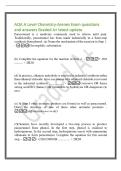 AQA A Level Chemistry-Arenes Exam questions&NewLine;and answers Graded A&plus; latest update&NewLine;Paracetamol is a medicine commonly used to relieve mild pain&period;&NewLine;Traditionally&comma; paracetamol has been made industrially in a three-step&NewLine;synthesis from phenol&period; &lpar;a&rpar; Name the mec