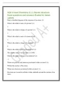 AQA A level Chemistry 3&period;1&period;1 Atomic structure&NewLine;Exam questions and answers Graded A&plus; latest&NewLine;update&NewLine;Draw a labelled diagram of the structure of an atom&period; &lpar;3&rpar;&NewLine;What is the relative mass of a proton&quest; &lpar;1&rpar;&NewLine;1&NewLine;What is the relative charge of a proton&quest; &lpar;1&rpar;&NewLine;1&NewLine;Wh