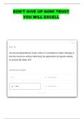 MIS 3140 MIDTERM CH 1 QUIZ REVIEW QUESTIONS WITH COMPLETE ANSWERS&period;&period;