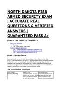 NORTH DAKOTA PISB ARMED SECURITY EXAM 2026&sol;2027 &vert; S-Tier Test Bank &vert; Real Questions&comma; Distractor Breakdowns & Verified Answers &lpar;N&period;D&period;C&period;C&period; & N&period;D&period;A&period;C&period;&rpar;