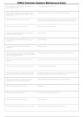 CWEA Collection Systems Maintenance Exam &vert; Questions & Verified Answers 2026&sol;2027
