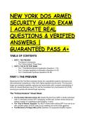 S-Tier New York Armed Security Guard Exam Prep 2026&sol;2027 &vert; Verified Questions&comma; Answers & Expert Legal Analysis &lpar;Article 35 & CCIA&rpar;