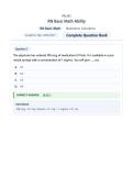 Relias RN Basic  Math Ability &lpar;Latest 2026 &sol; 2027&rpar; Exam &vert; Questions and Verified Answers &vert; Grade A